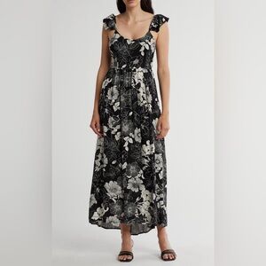 Lovestitch floral maxi dress NWT